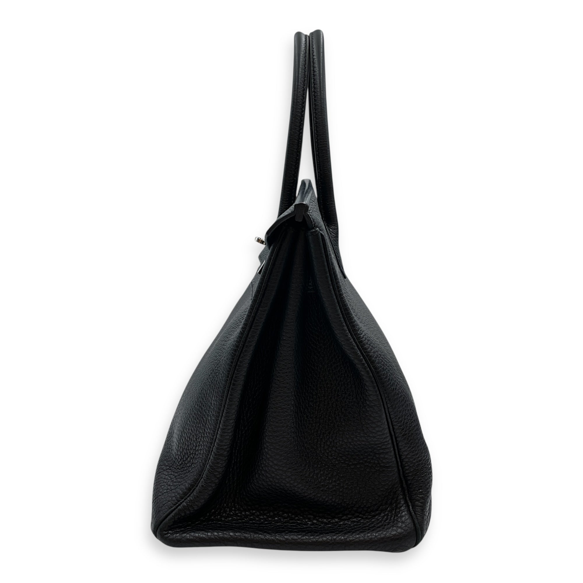 Birkin 35 Black in Togo, Palladium hardware