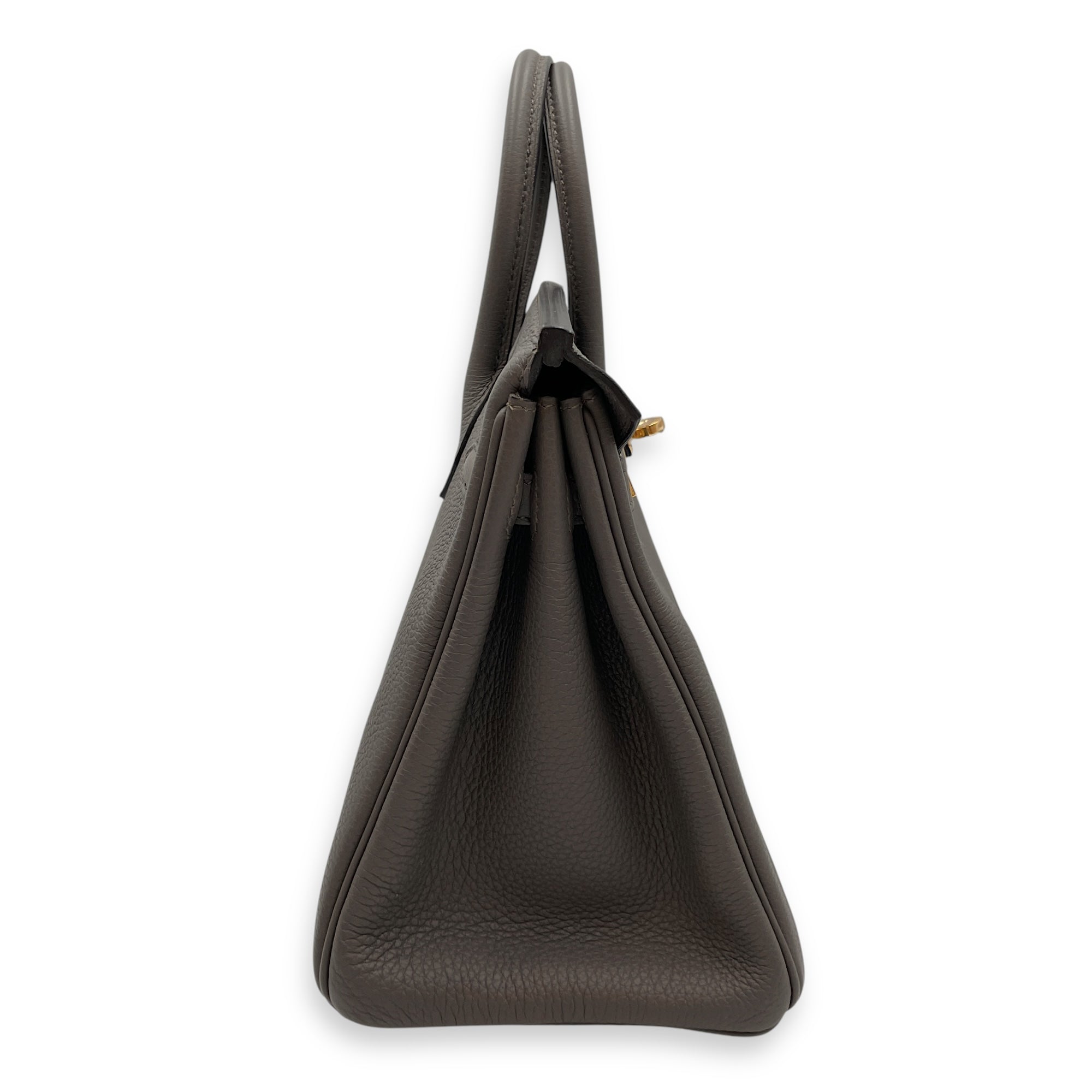 Birkin 25 Etain in Togo, Gold hardware