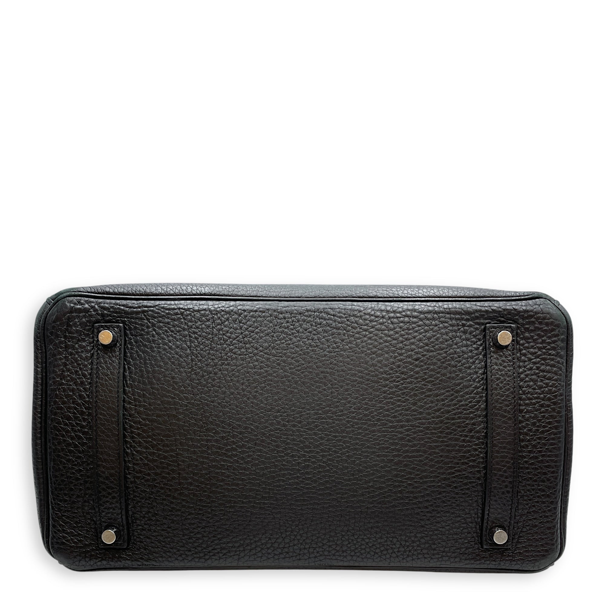 Birkin 35 Black in Togo, Palladium hardware