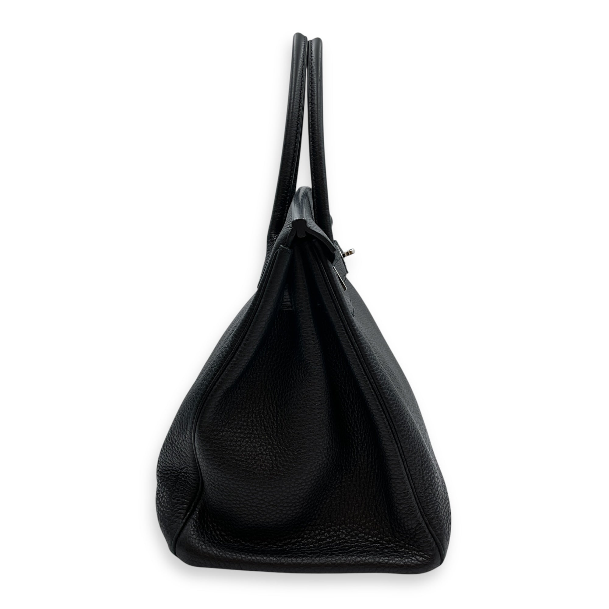 Birkin 35 Black in Togo, Palladium hardware