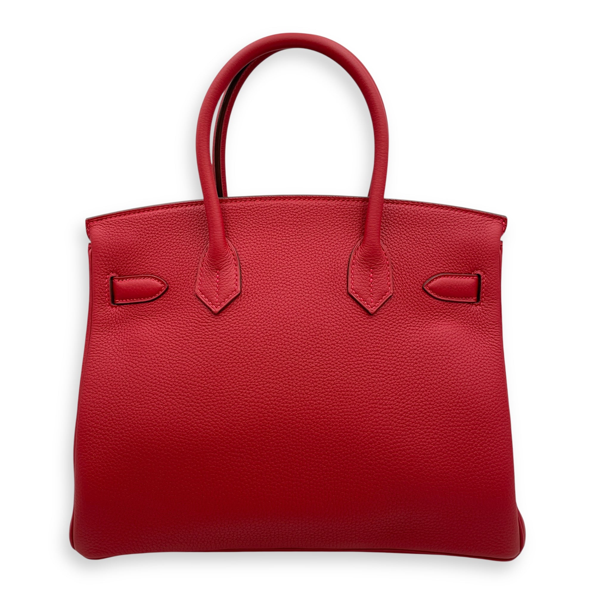 Birkin 30 Rouge Vif in Togo, Palladium hardware