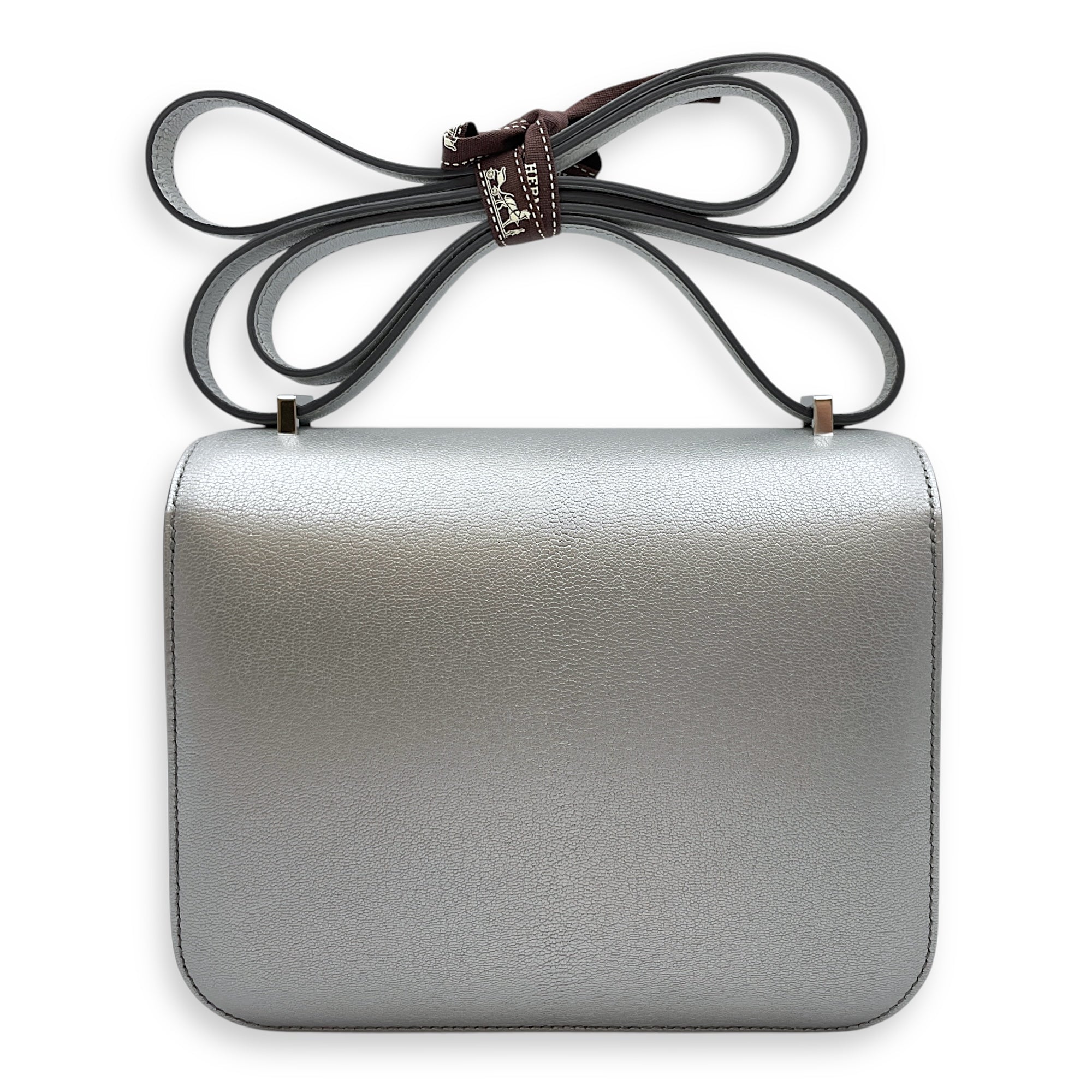Constance Mirror 18 Argent in Chevre Chamkilight, Palladium hardware