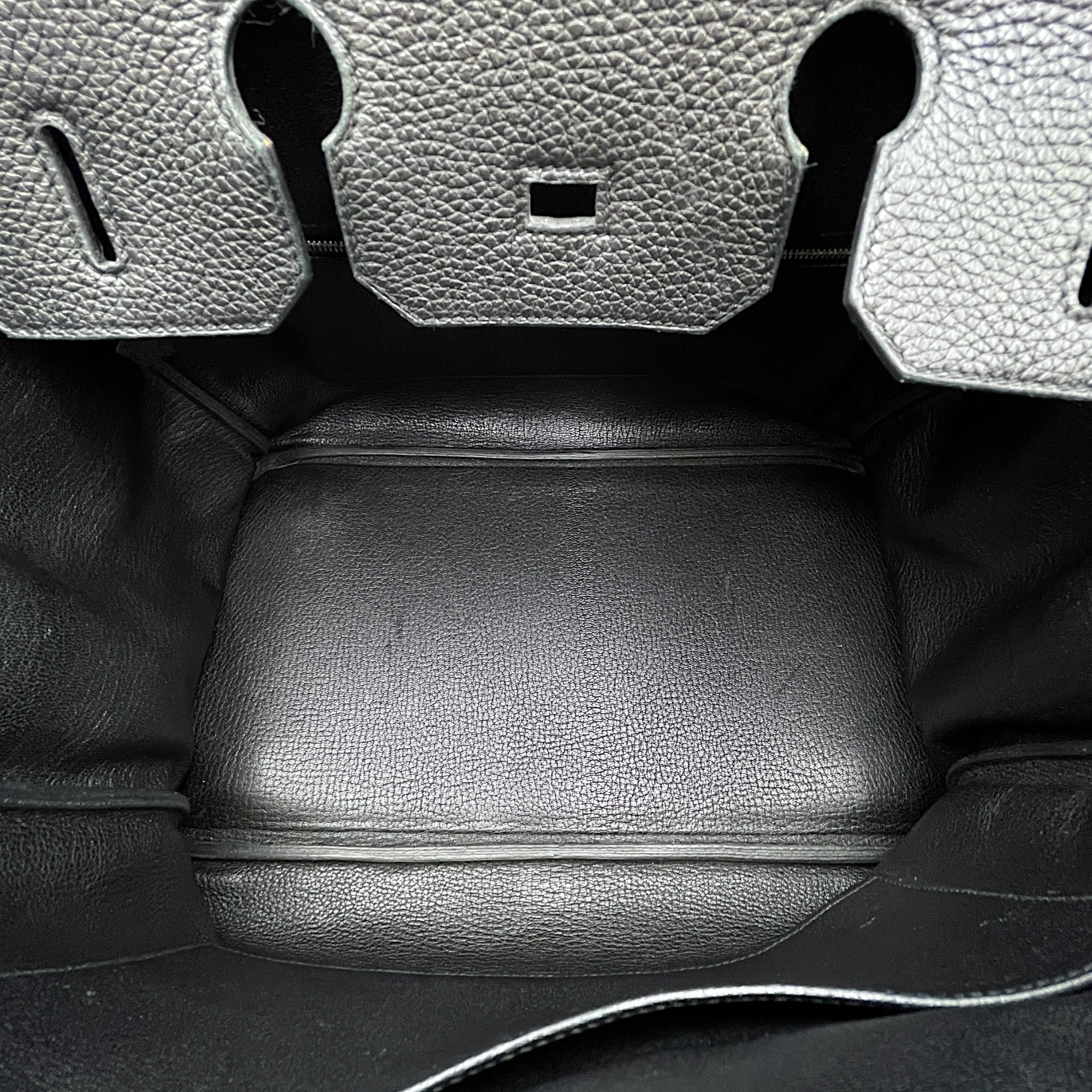 Birkin 35 Black in Togo, Palladium hardware