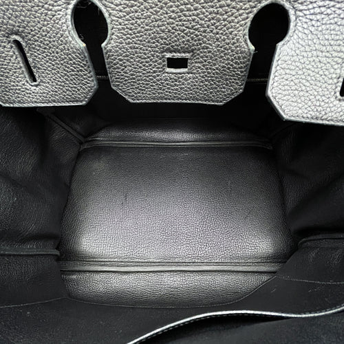 Birkin 35 Black in Togo, Palladium hardware