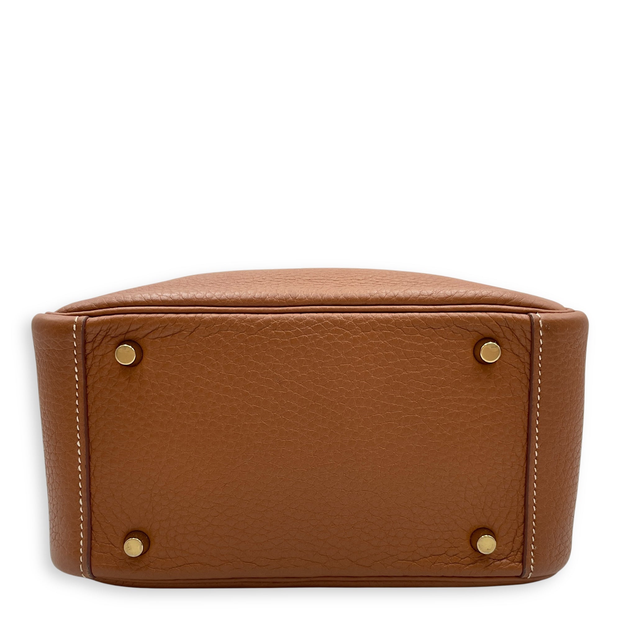 Lindy Mini Gold in Clemence, Gold hardware