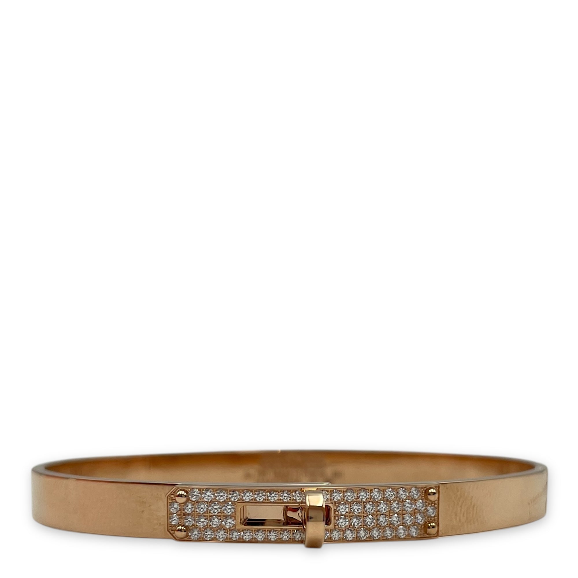 Kelly PM SH Bracelet in 61 Diamonds, 0.36 CT, Rose Gold Hardware