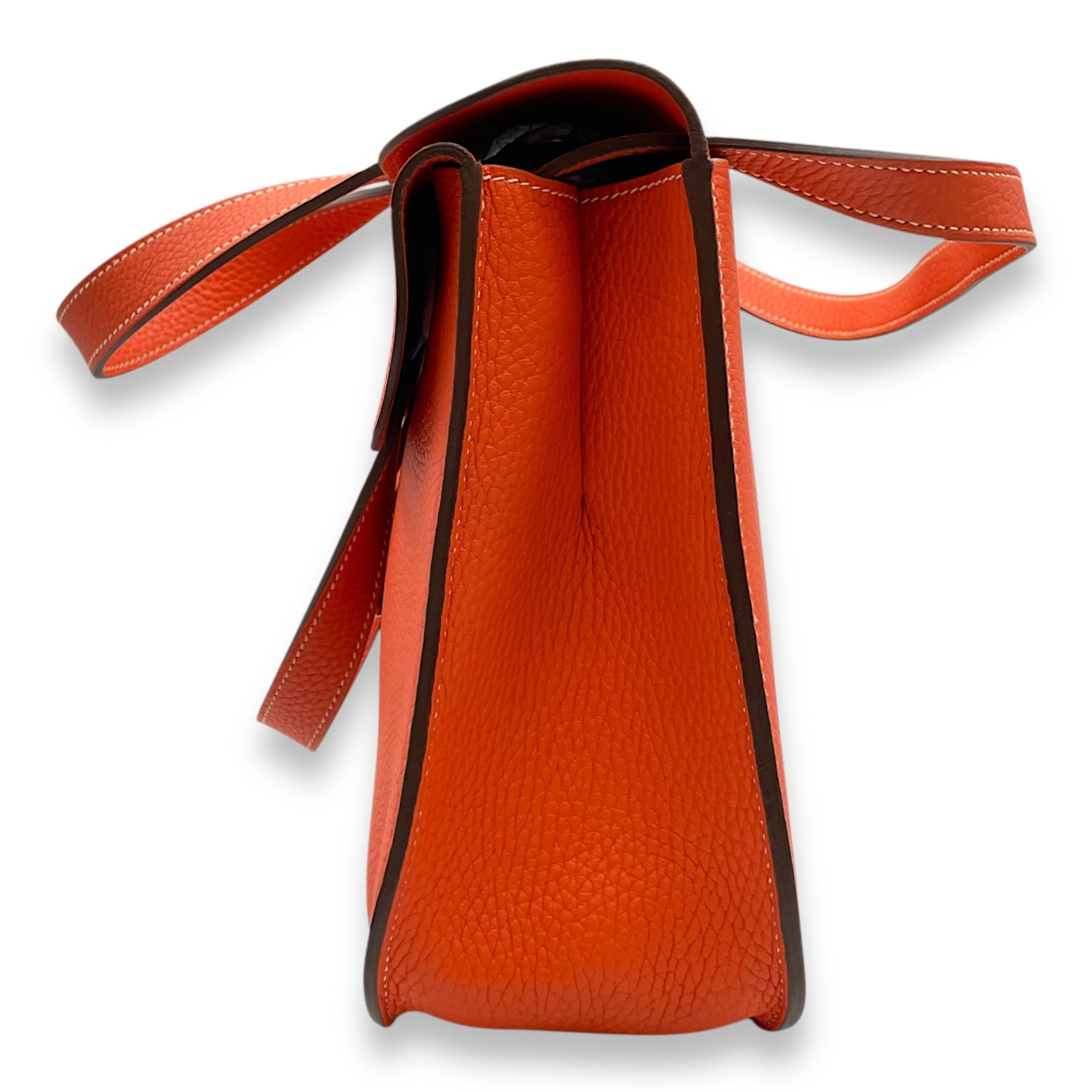 Halzan 31 Orange Poppy in Clemence, Palladium hardware