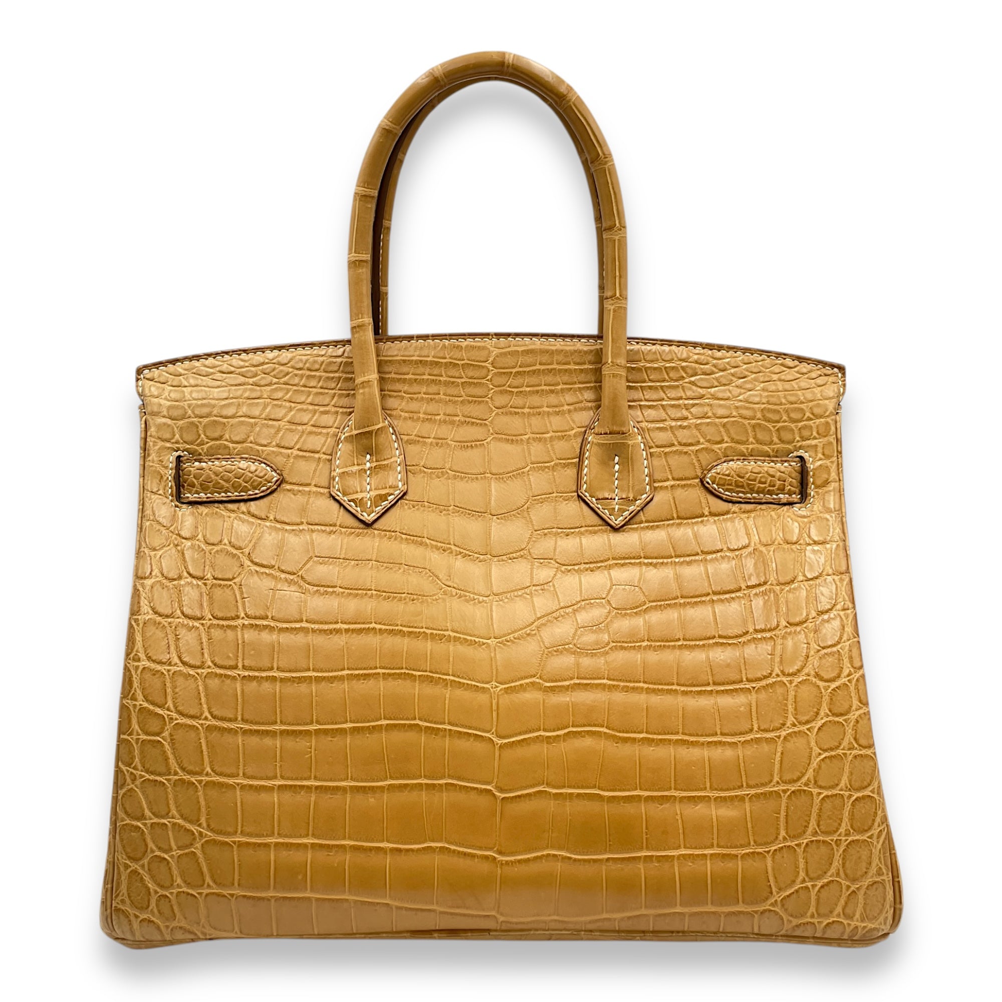 Birkin 30 Paille in Matte Niloticus, Palladium hardware