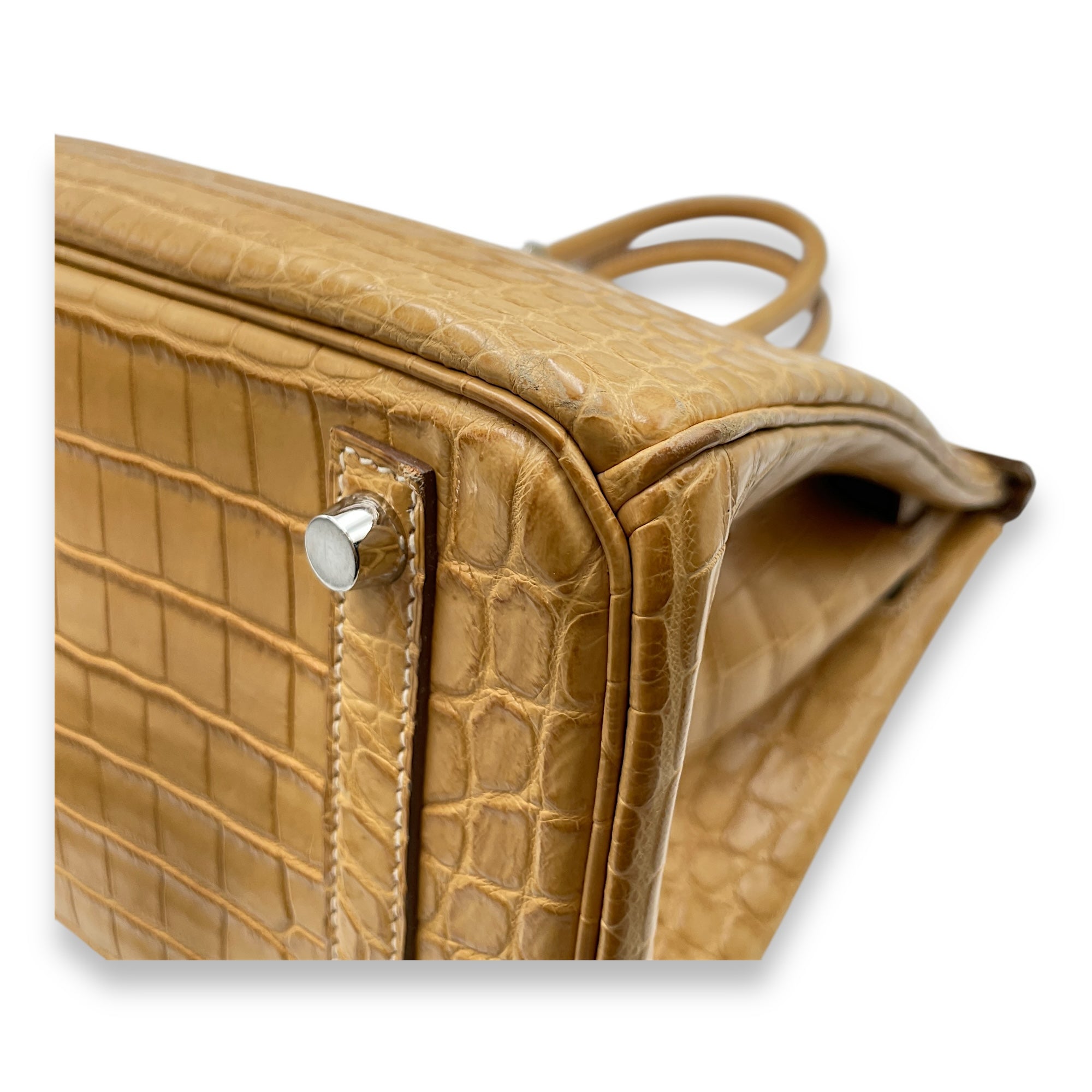 Birkin 30 Paille in Matte Niloticus, Palladium hardware