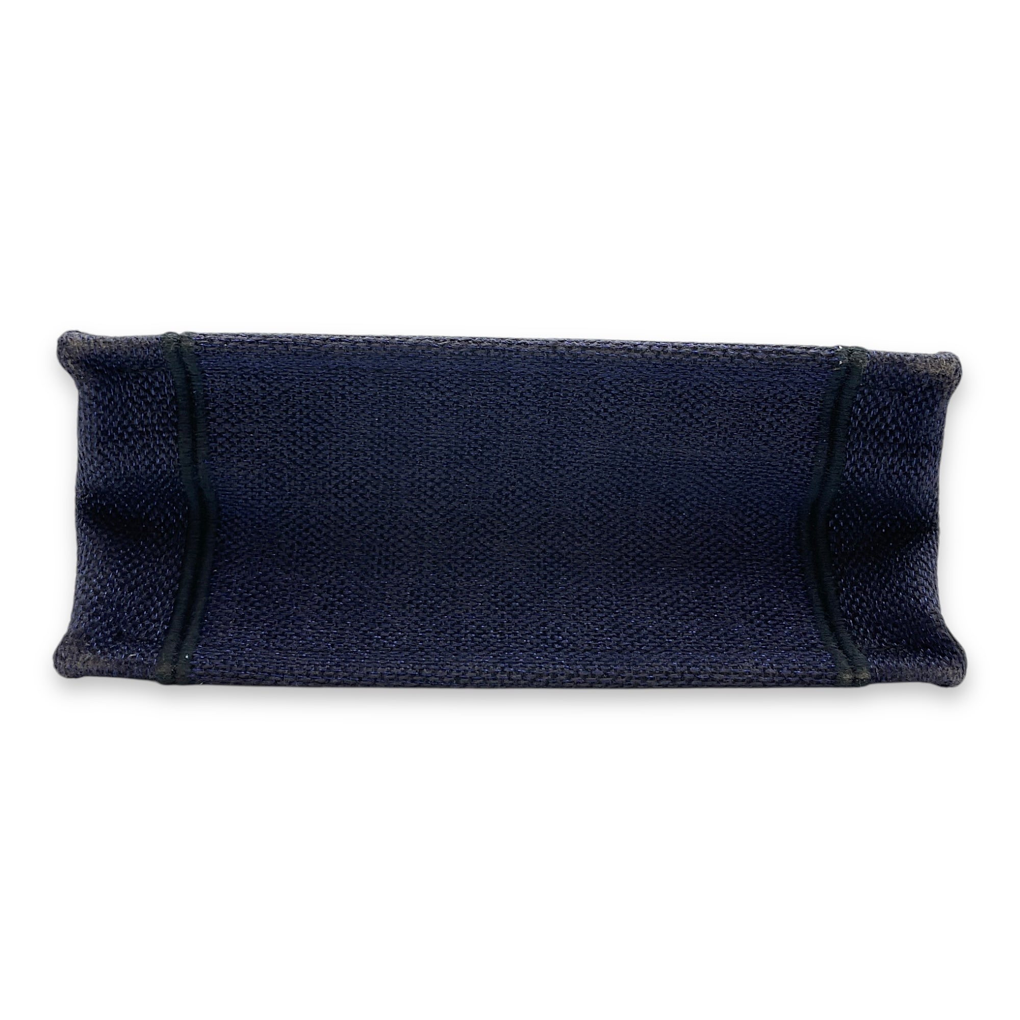 Vertical Blue Book Tote in Canvas