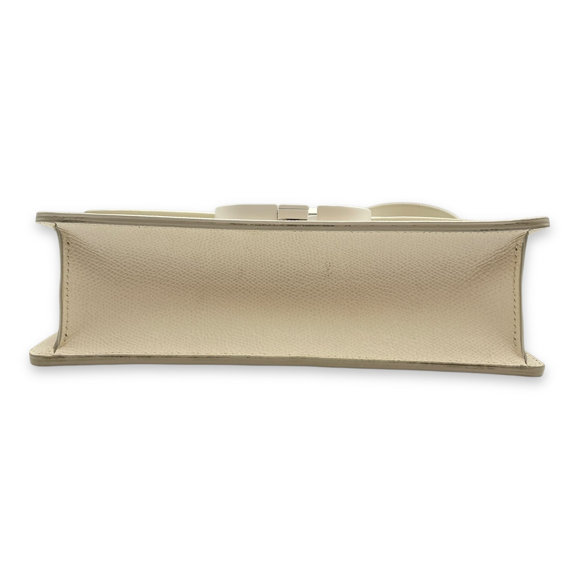 Montaigne 30 White Shoulder Bag , Ultra Matte hardware