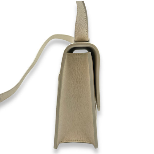 Montaigne 30 White Shoulder Bag , Ultra Matte hardware