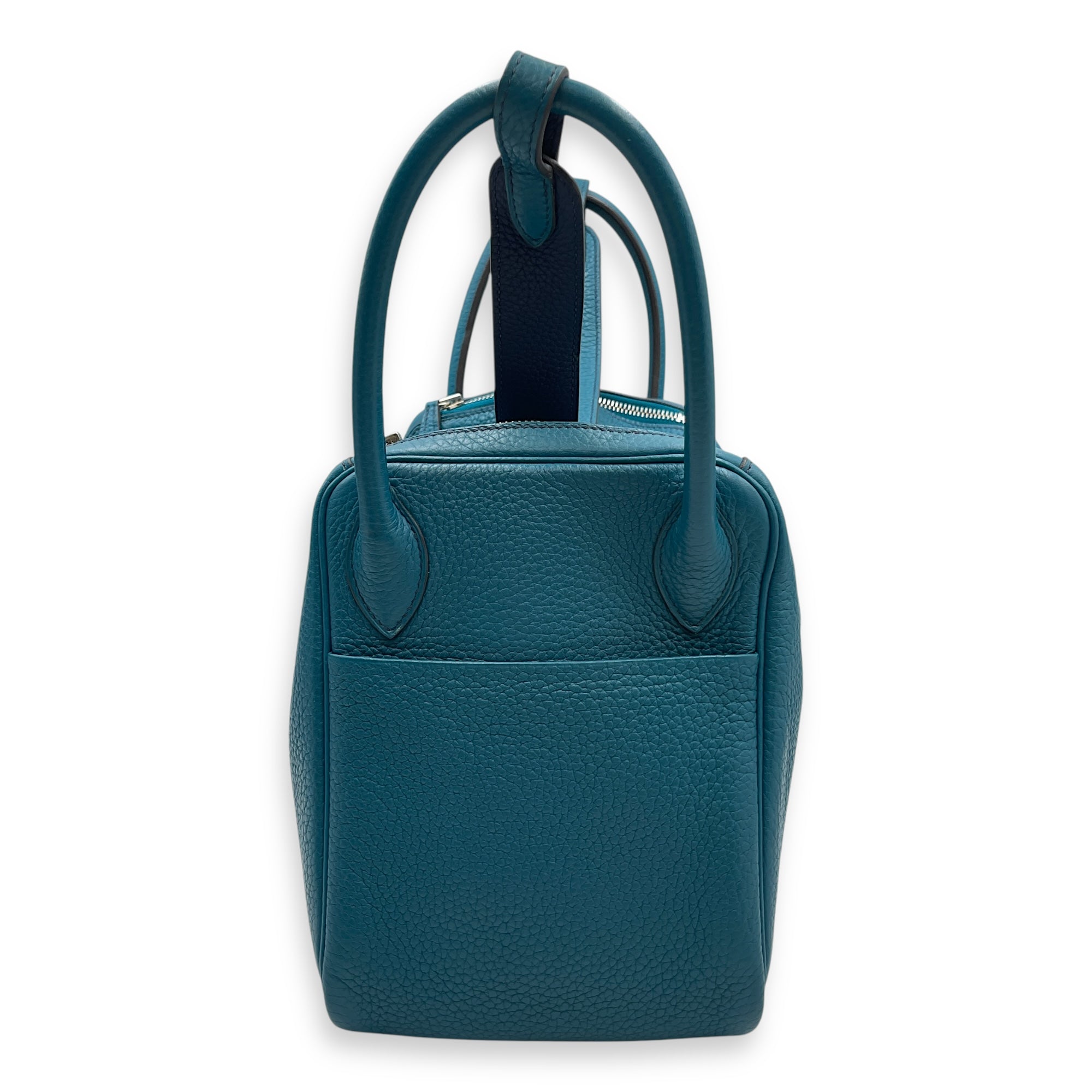 Eclat Lindy 34 Blue Izmir/Blue Sapphire in Clemence, Palladium hardware