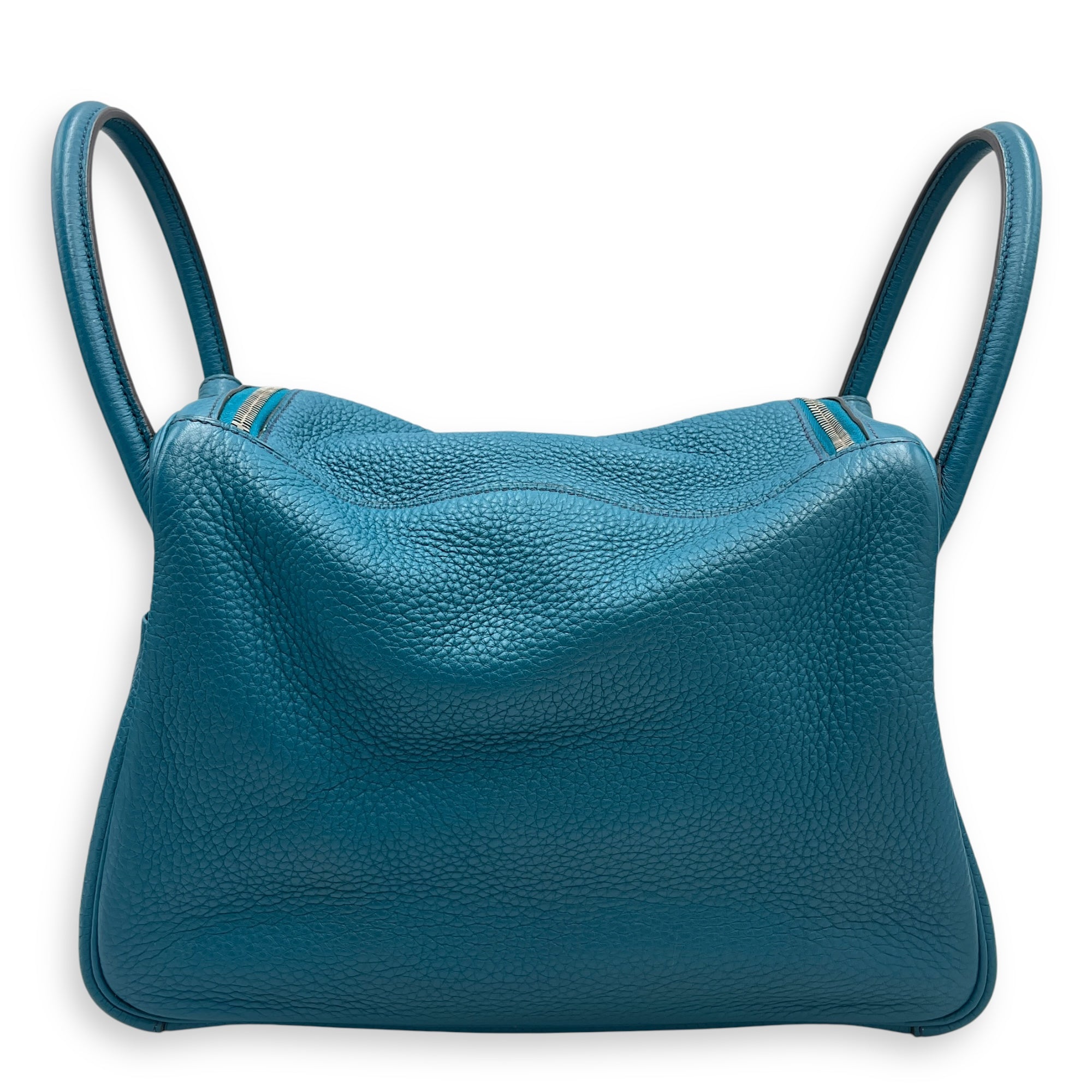 Eclat Lindy 34 Blue Izmir/Blue Sapphire in Clemence, Palladium hardware