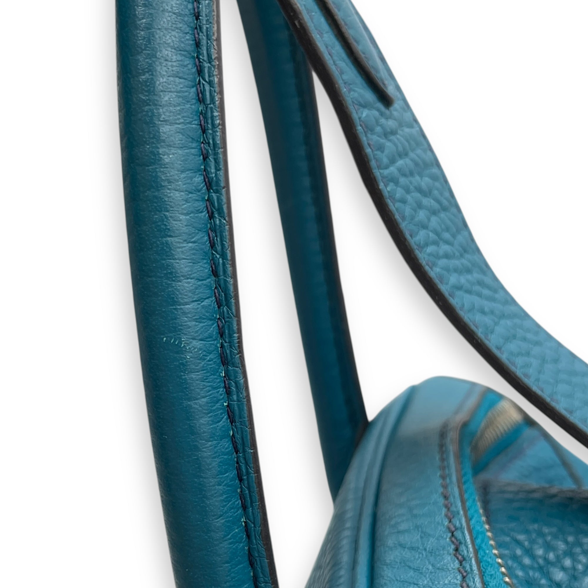 Eclat Lindy 34 Blue Izmir/Blue Sapphire in Clemence, Palladium hardware