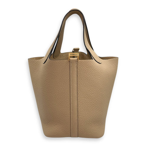 Picotin 18 Trench in Clemence, Gold hardware