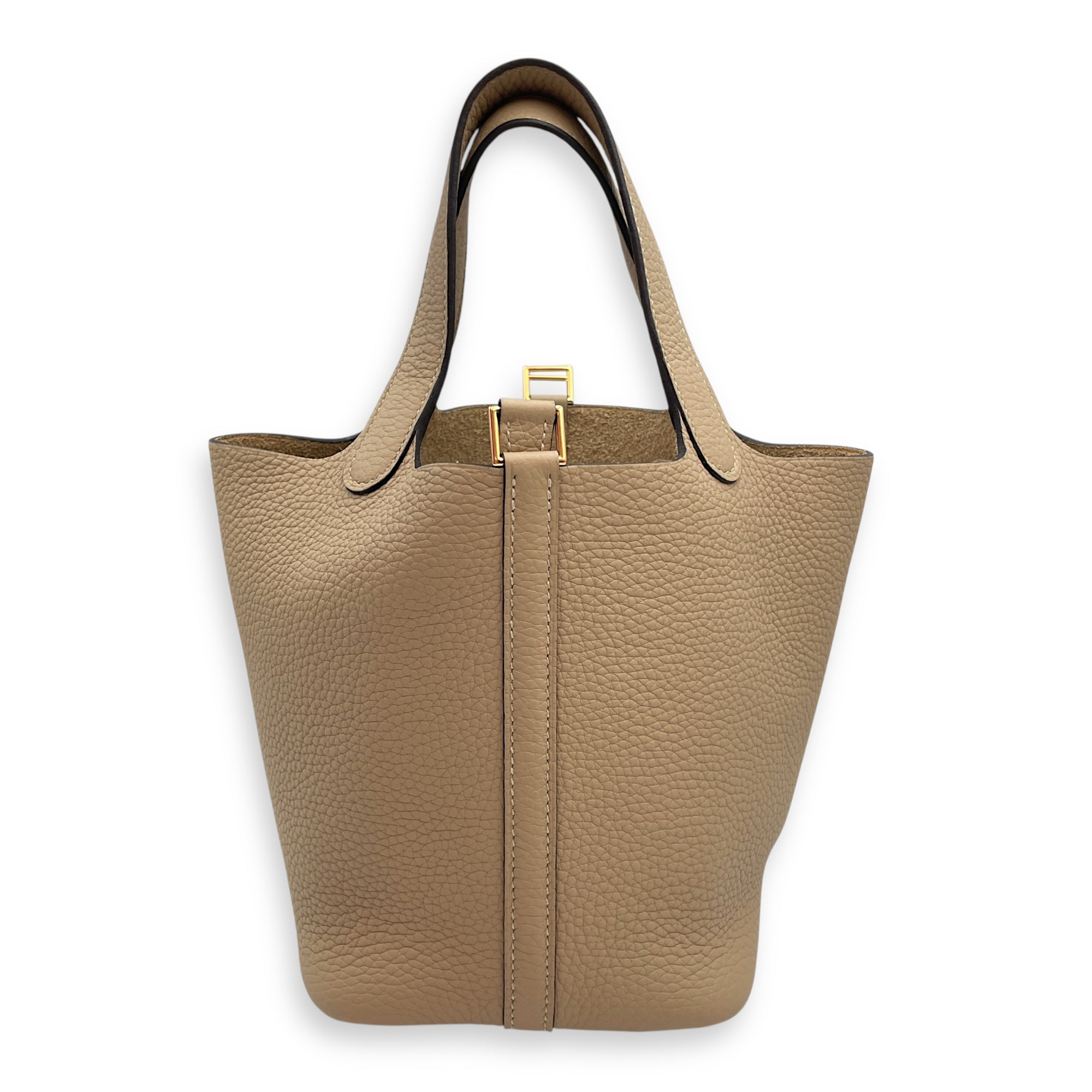 Picotin 18 Trench in Clemence, Gold hardware
