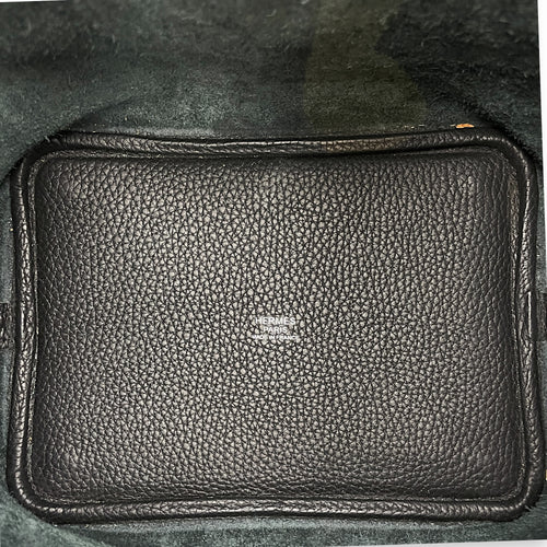 Picotin 18 Black in Clemence, Palladium hardware