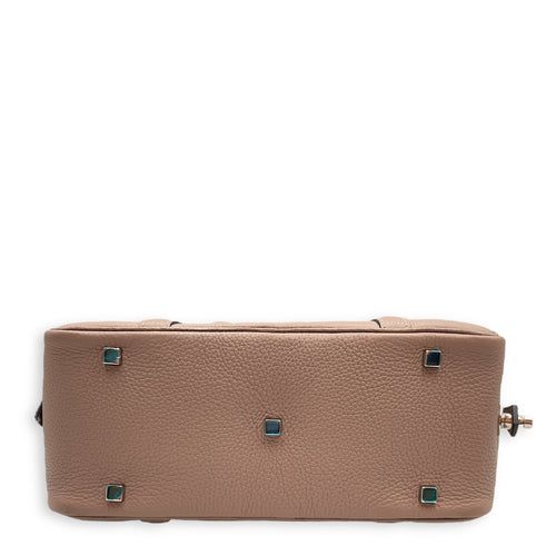 Paris  Beige Top Handle Bag in Calfskin Silver hardware CL2509-15566 5
