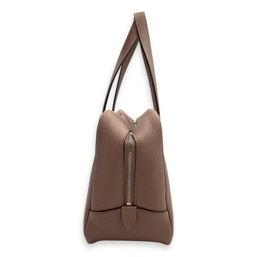 Paris  Beige Top Handle Bag in Calfskin Silver hardware CL2509-15566 3