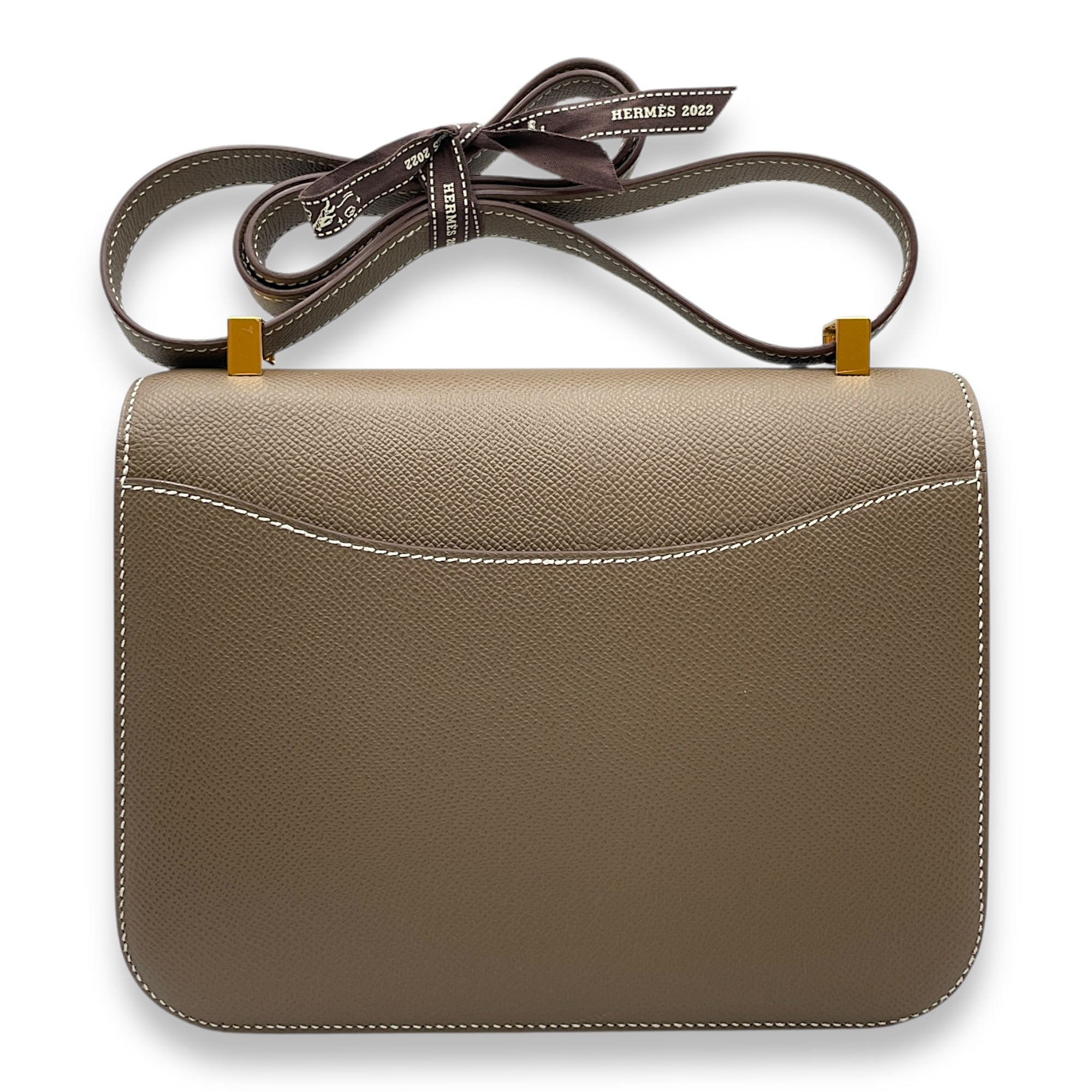 Constance 1 24 Etoupe in Epsom, Gold hardware