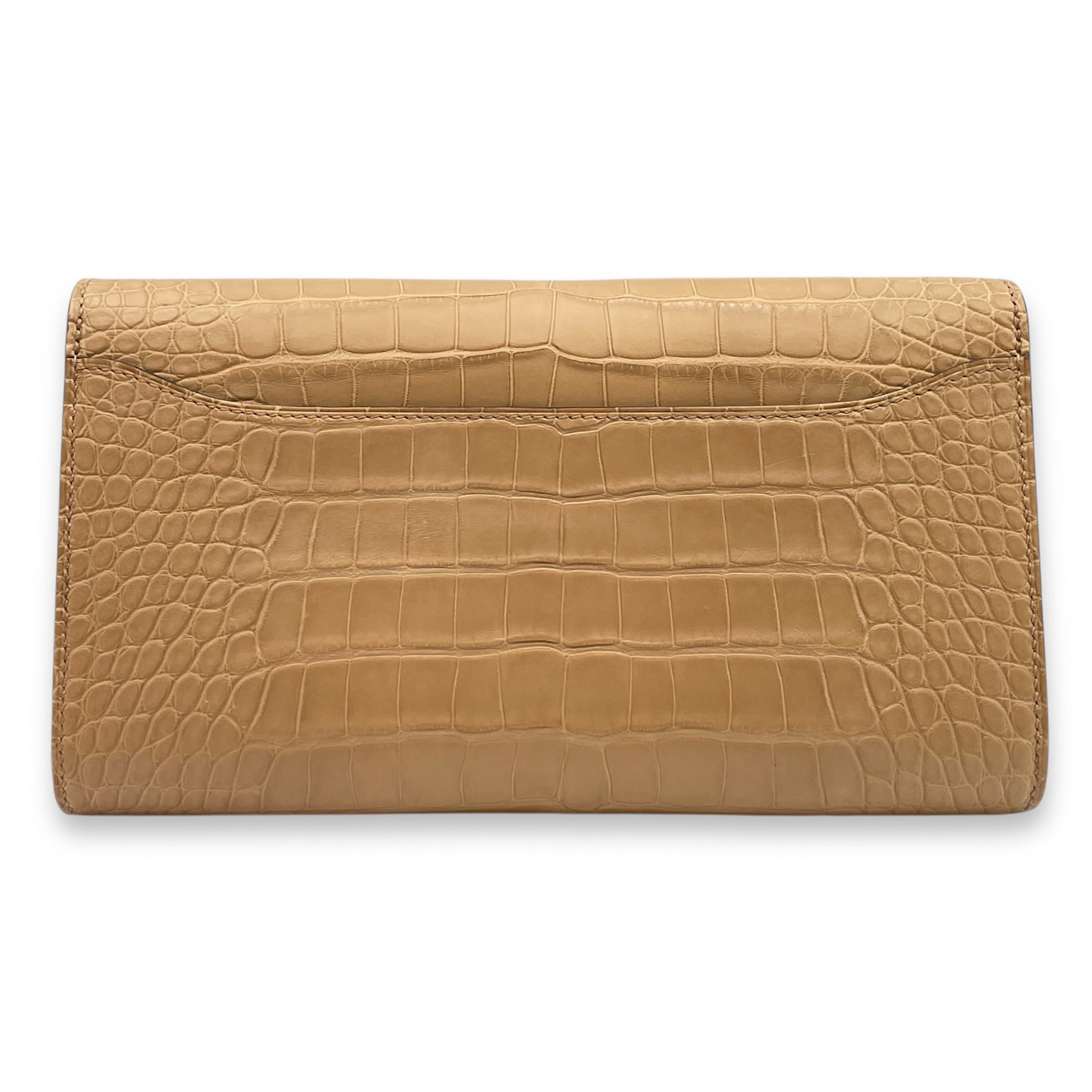 Constance To Go Chai Crossbody Bag in Matte Alligator, Gold hardware