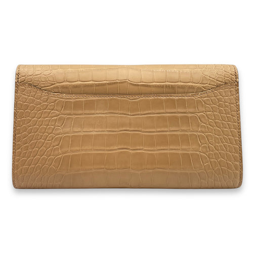 Constance To Go Chai Crossbody Bag in Matte Alligator, Gold hardware
