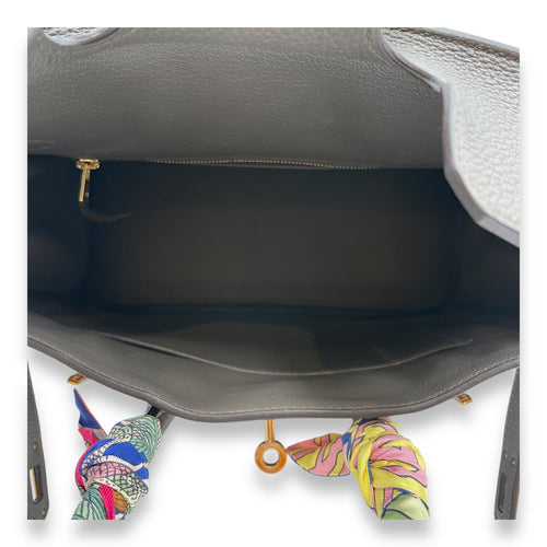 Birkin 25 Etain in Togo, Rose Gold hardware