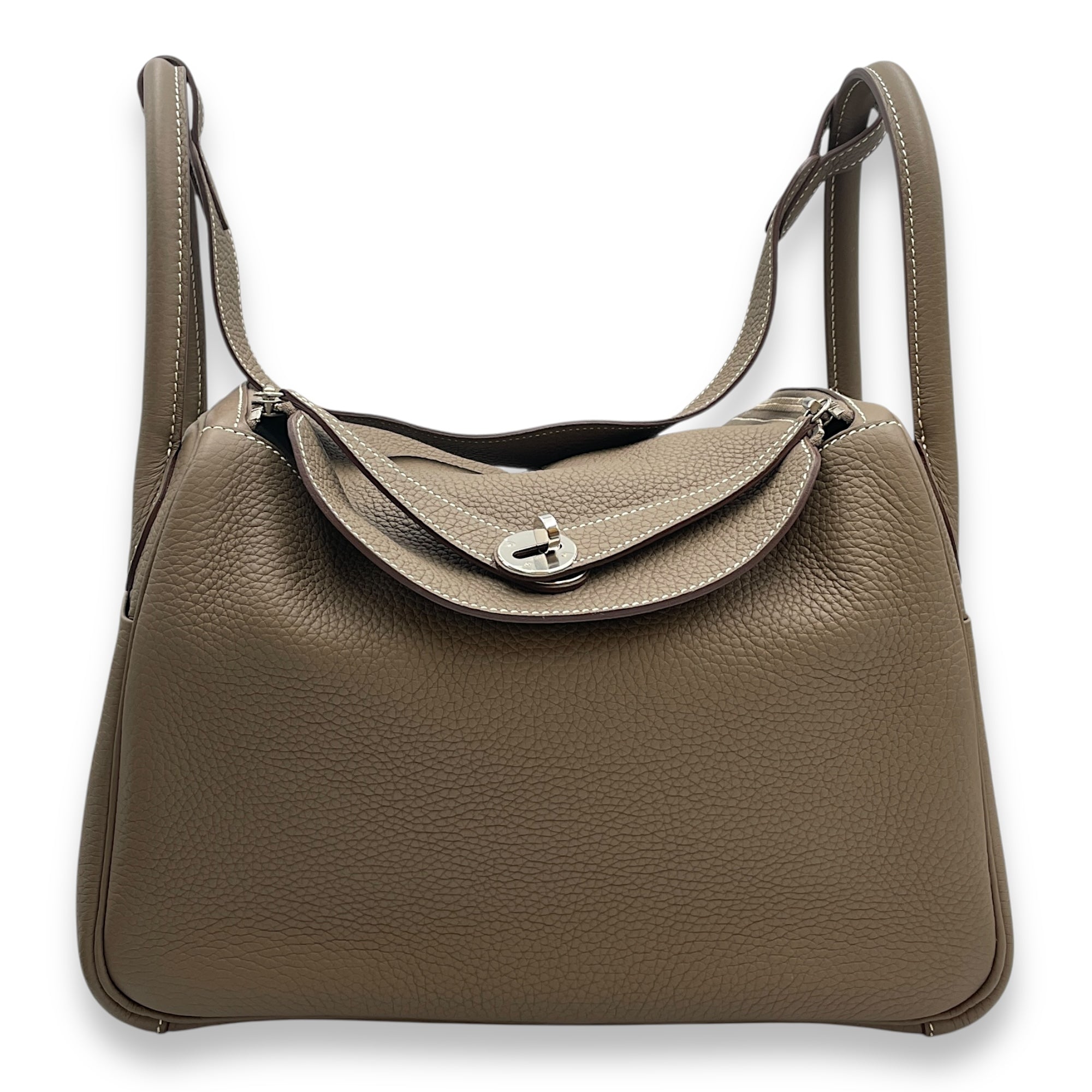 Lindy 30 Etoupe in Clemence, Palladium hardware