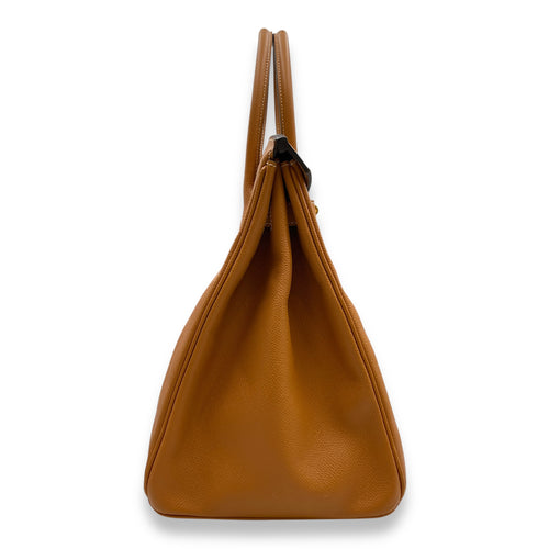 Birkin 35 Toffee in Epsom, Gold hardware
