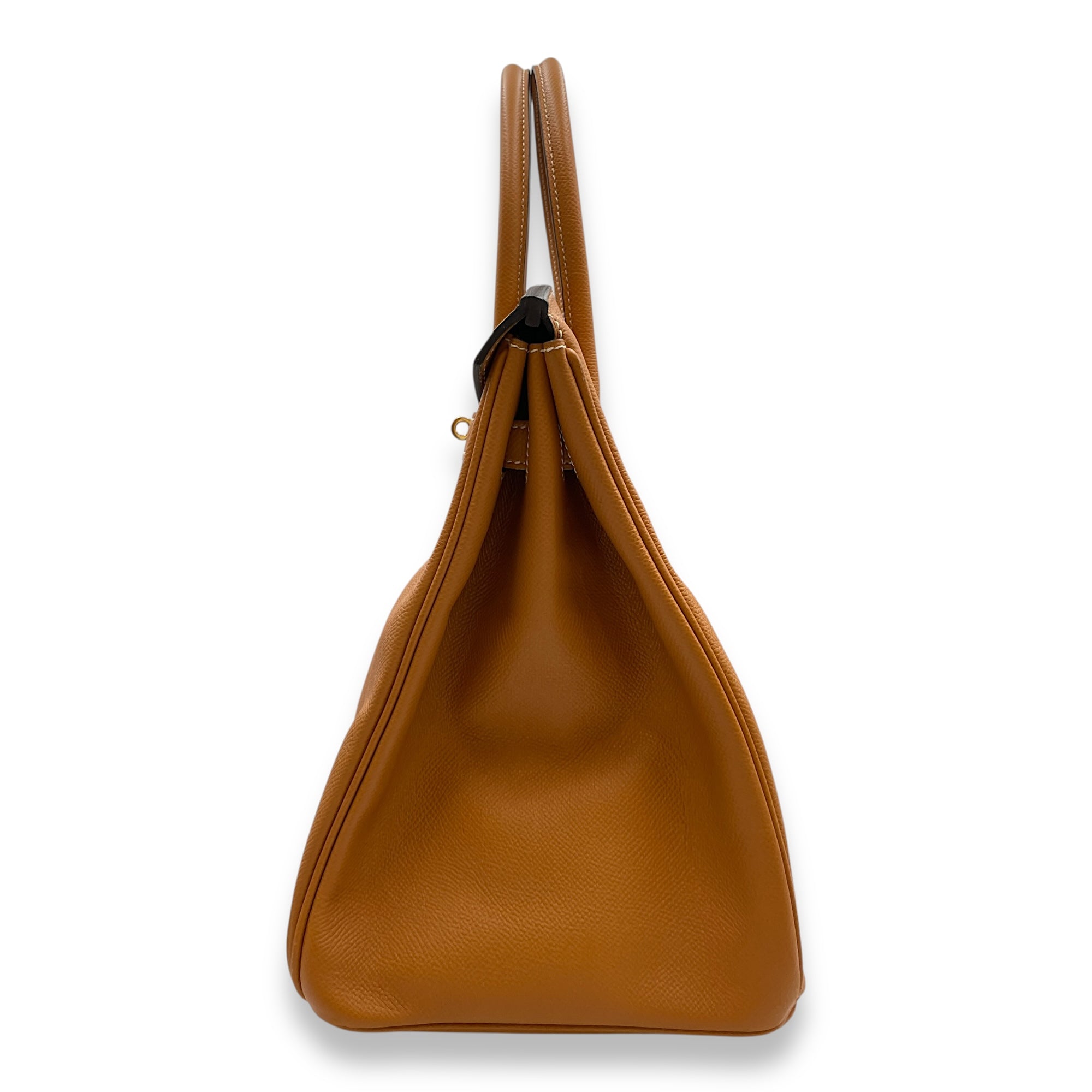 Birkin 35 Toffee in Epsom, Gold hardware