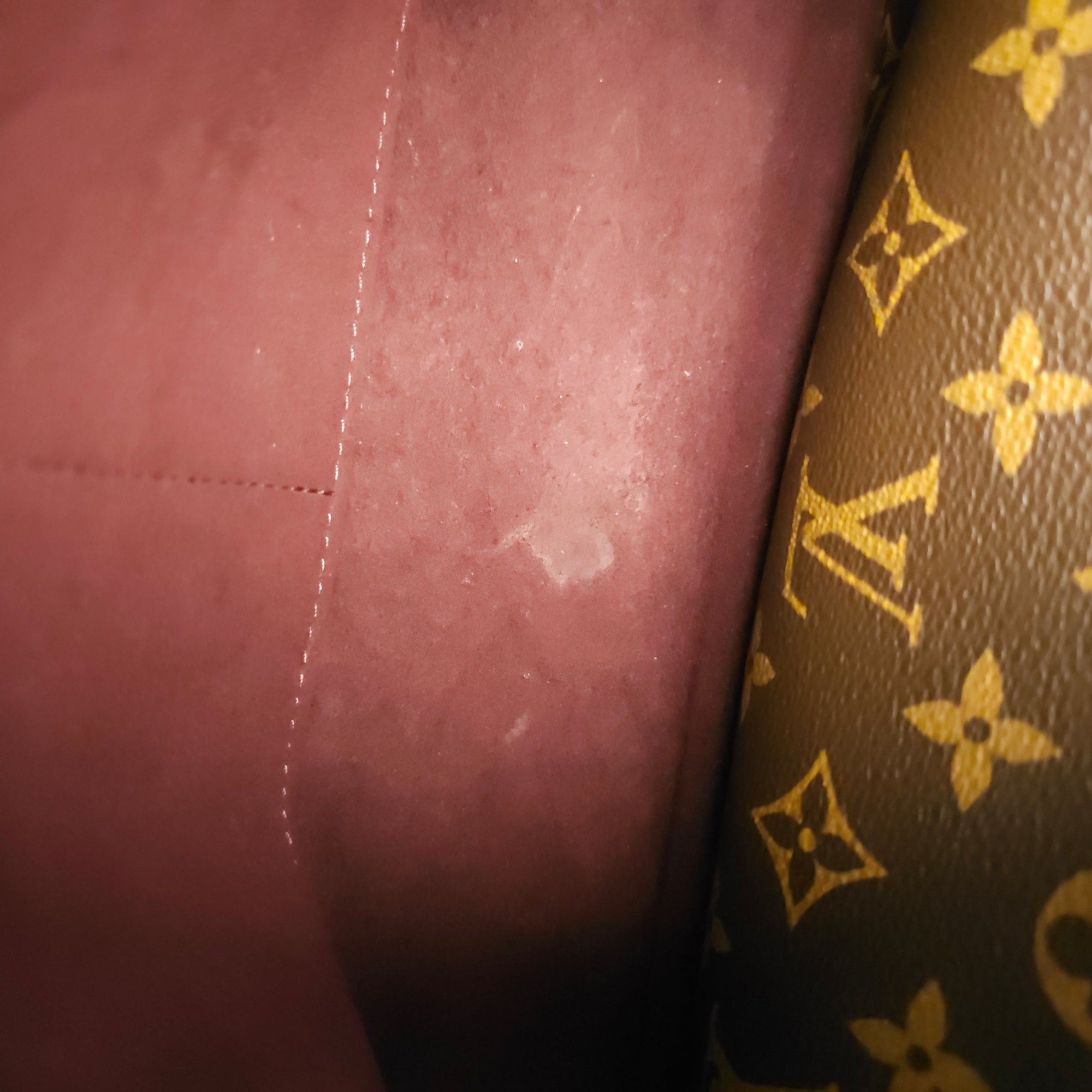 Montaigne Brown Monogram Shoulder Bag in Canvas, Gold hardware