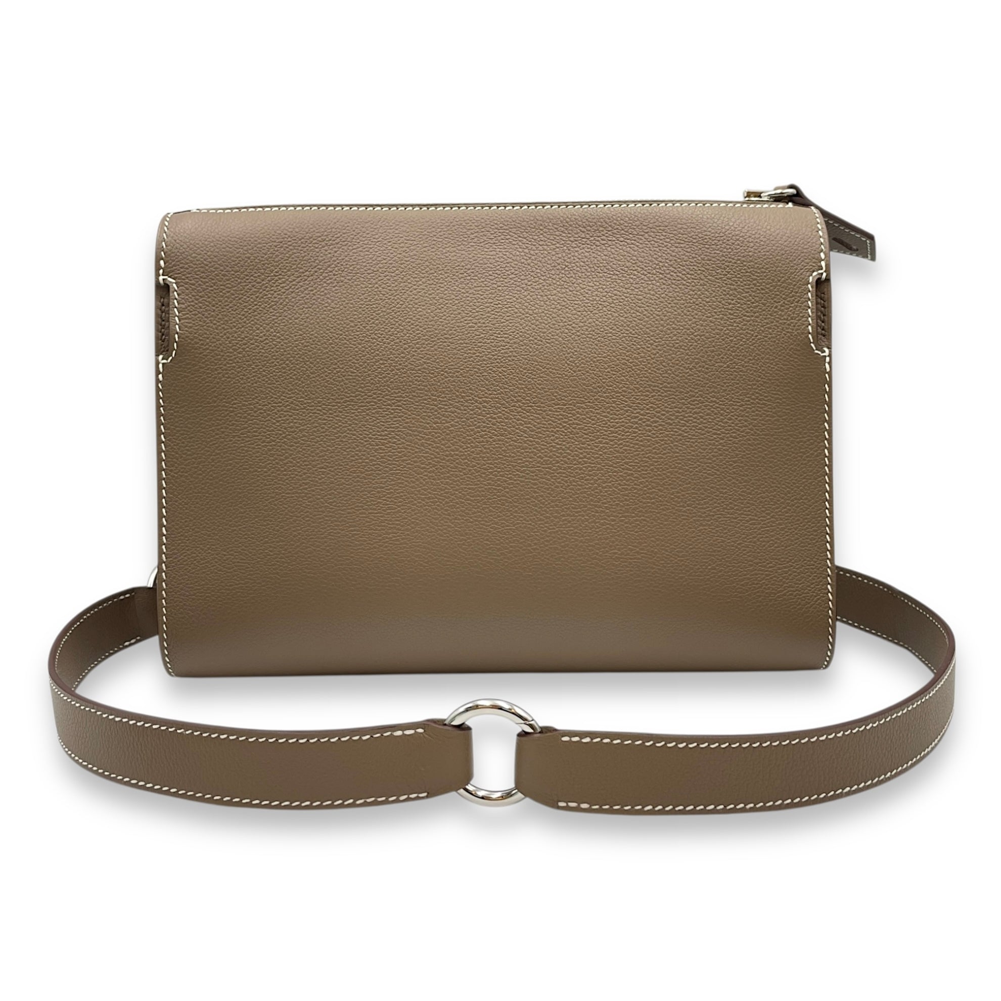 Bolittle Etoupe in Evercolor, Palladium hardware