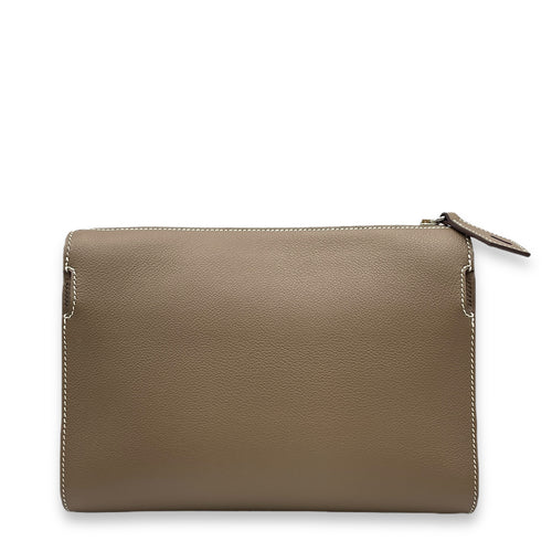 Bolittle Etoupe in Evercolor, Palladium hardware