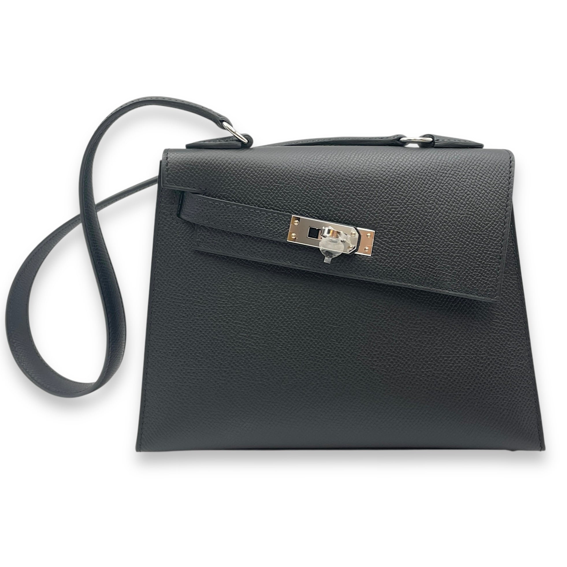 Sellier Kelly Desordre 20 Black in Epsom, Palladium hardware