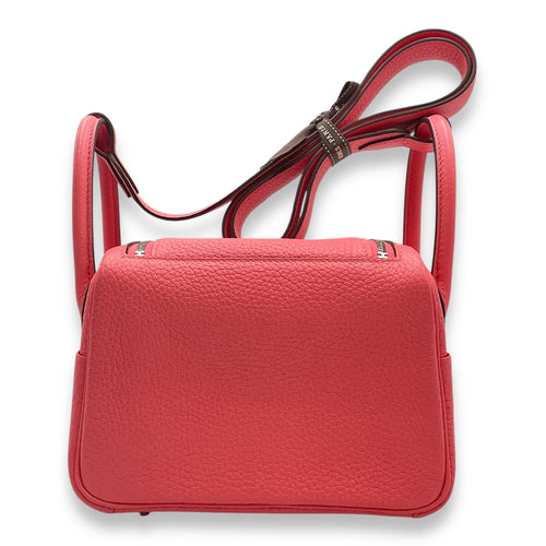 Lindy Mini Rose Azalea in Clemence, Palladium hardware