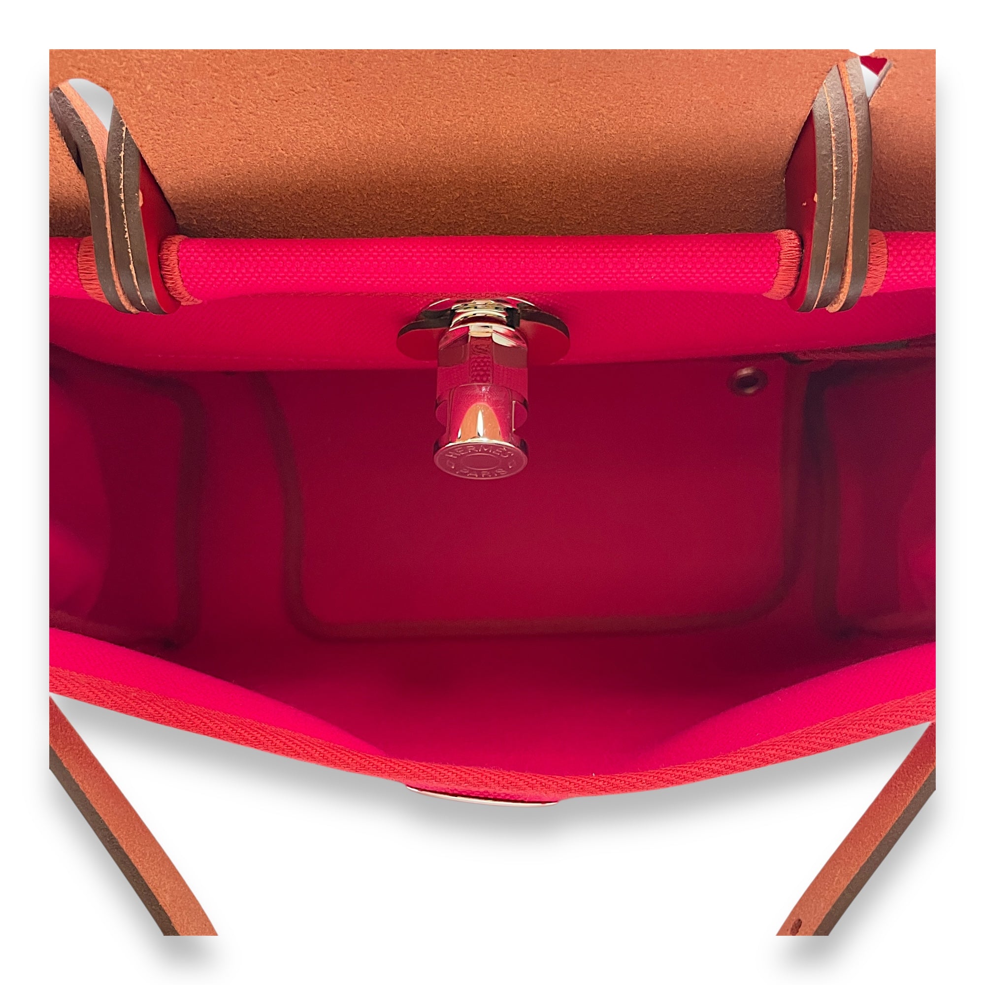 Herbag 31 Rose Mexico/Rouge Piment in Vache Hunter/Toile, Palladium hardware