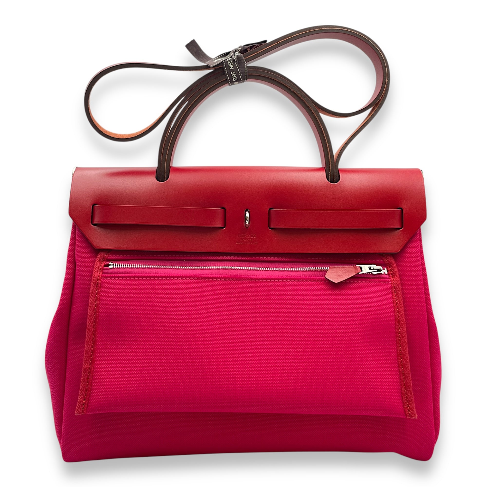 Herbag 31 Rose Mexico/Rouge Piment in Vache Hunter/Toile, Palladium hardware