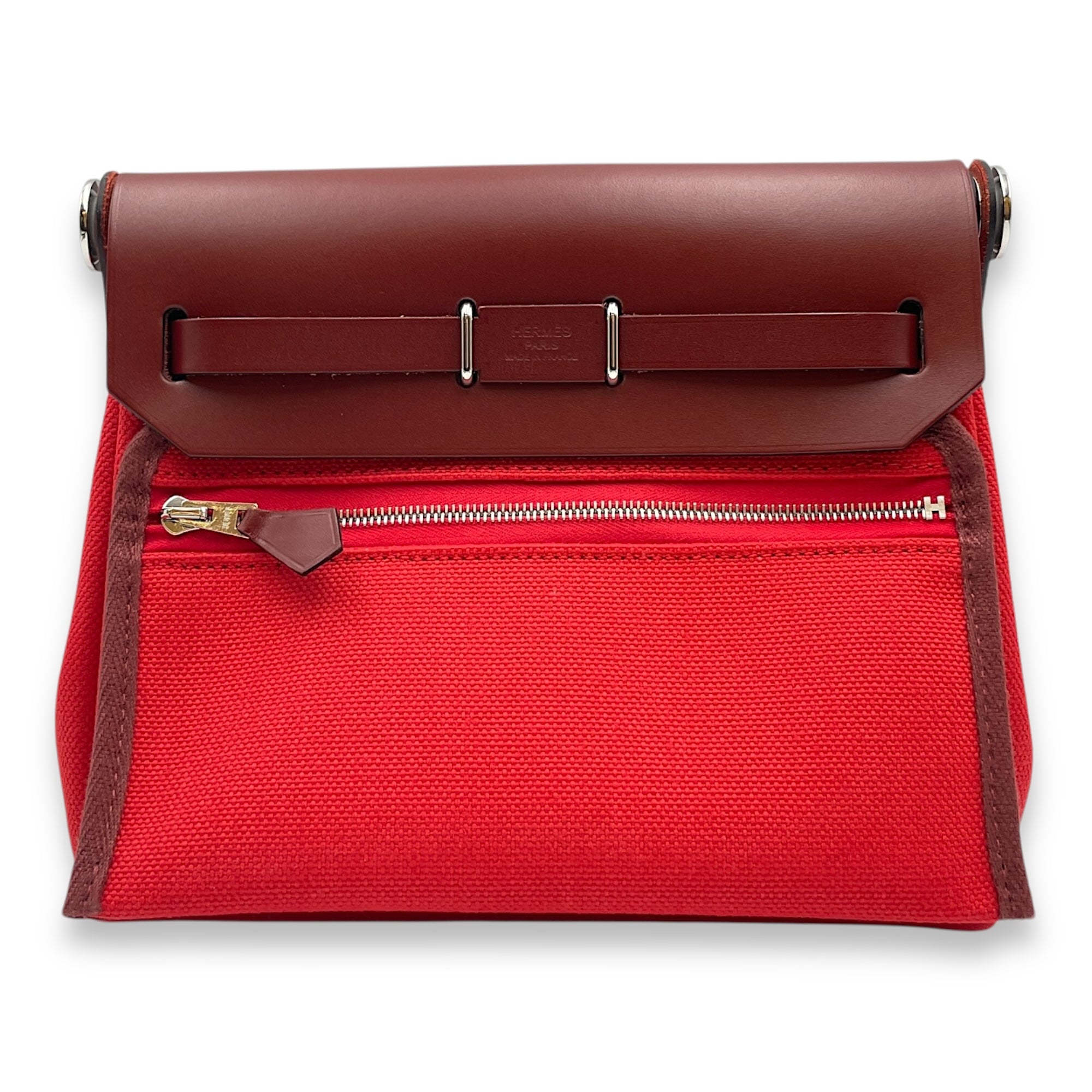 Herbag 20 Rouge Radieux/Rouge H in Toile/Vache Hunter, Palladium hardware