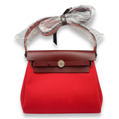 Herbag 20 Rouge Radieux/Rouge H in Toile/Vache Hunter, Palladium hardware