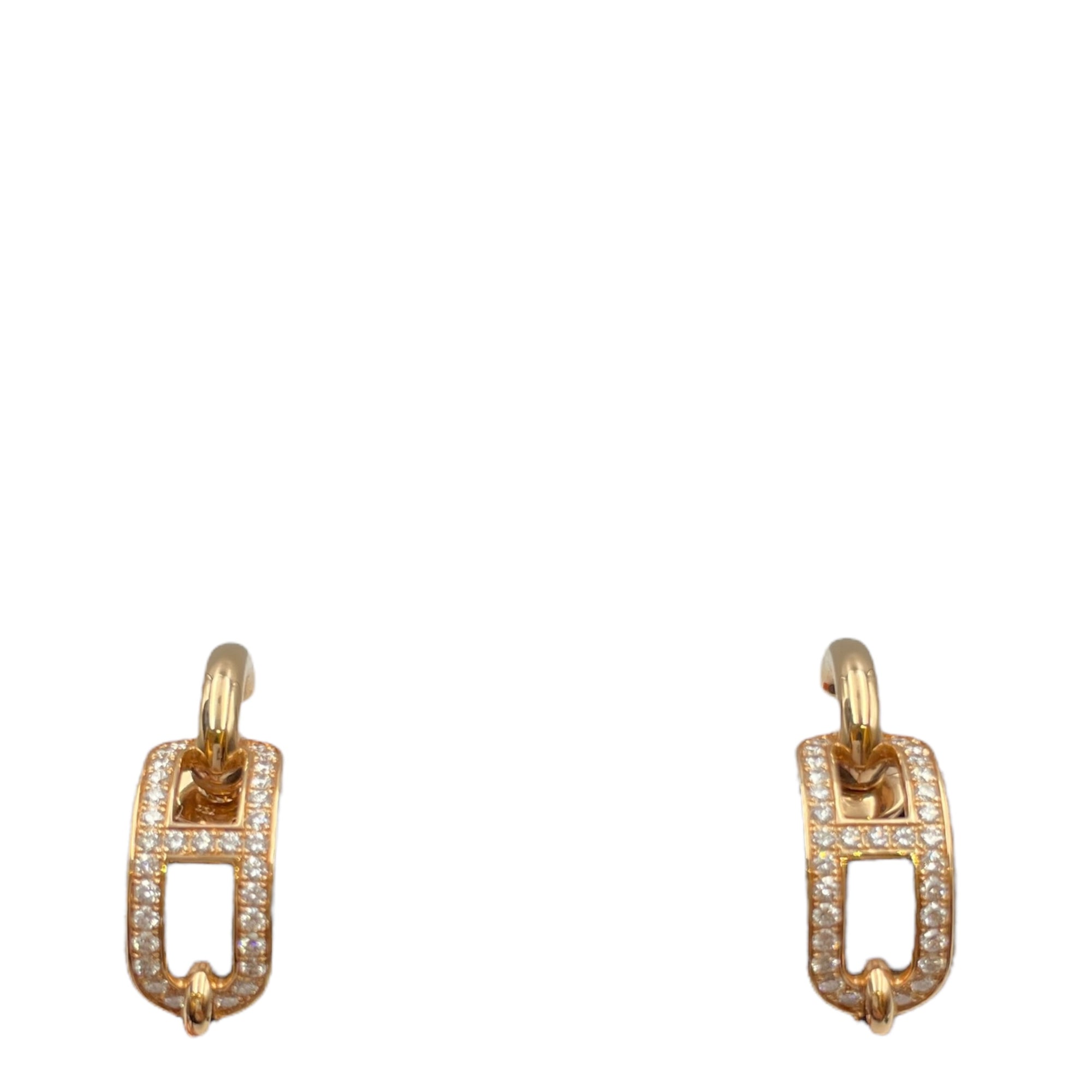 Adage Earrings in 62 Diamonds, 0.85 CT, Rose Gold Hardware