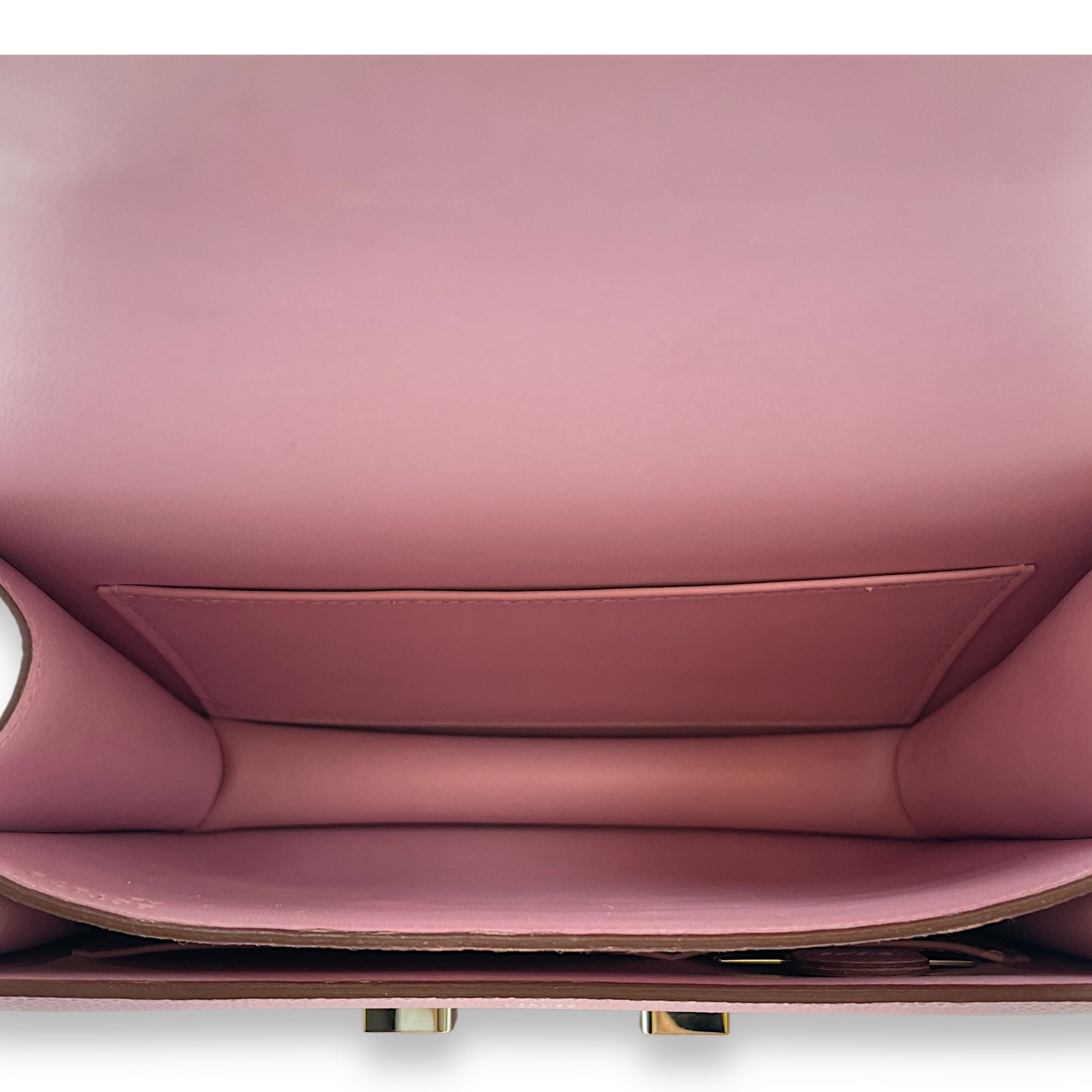 Constance Mirror 18 Mauve Sylvestre in Epsom, Palladium hardware