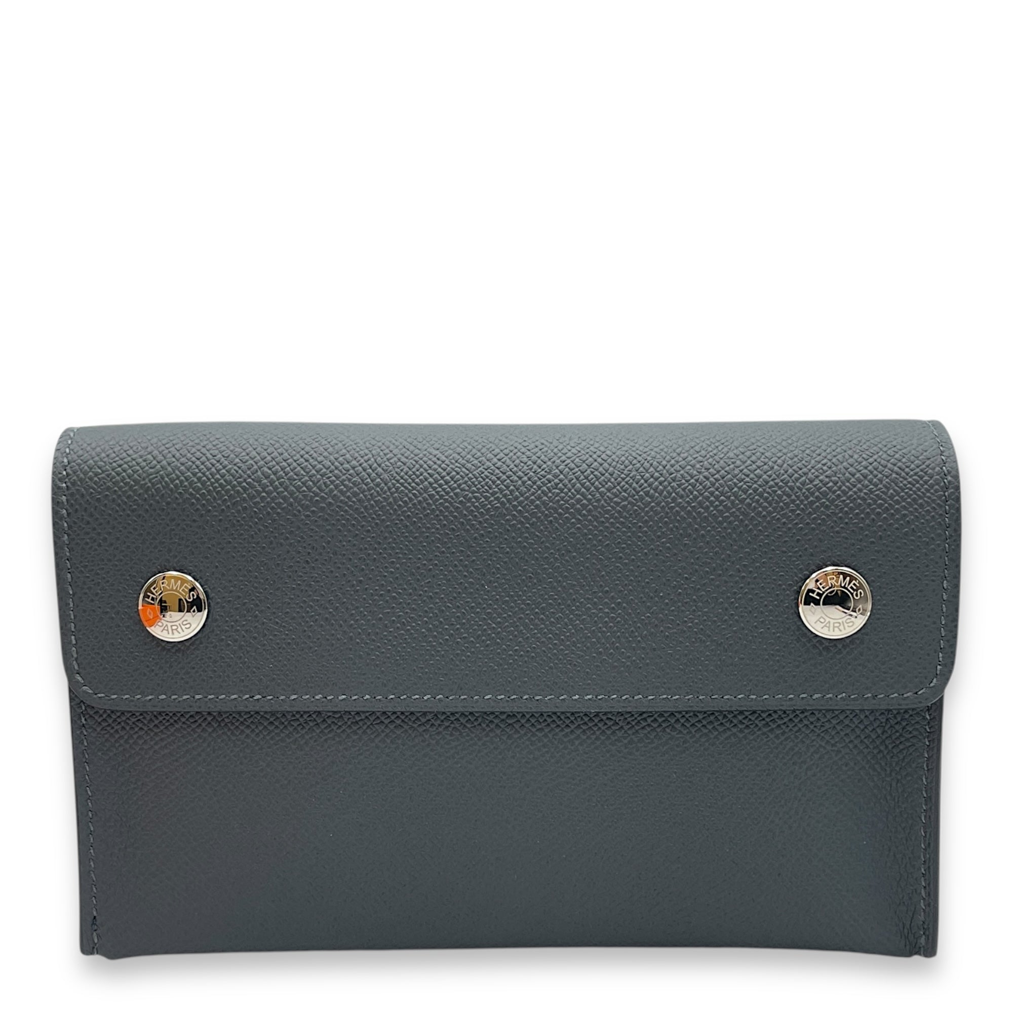Hermesnap Gris Misty in Epsom, Palladium hardware