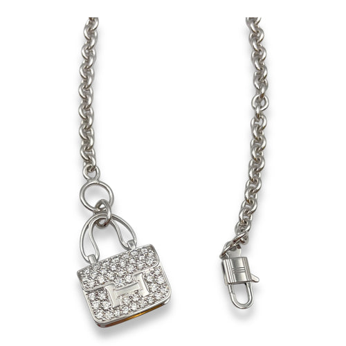 Constance Amulettes SH Bracelet in 43 Diamonds, 0.44 CT, White Gold Hardware