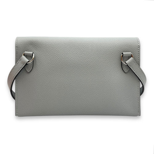 Hermesnap Blue Glacier Wallet in Epsom, Palladium hardware
