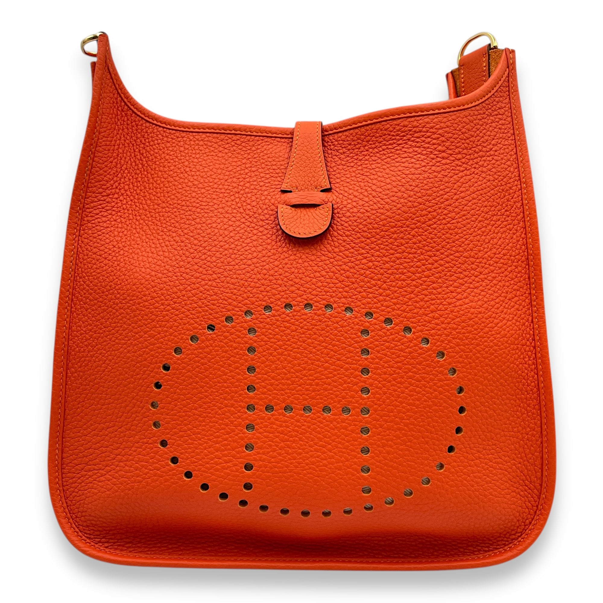 Evelyne III PM Feu in Clemence, Gold hardware