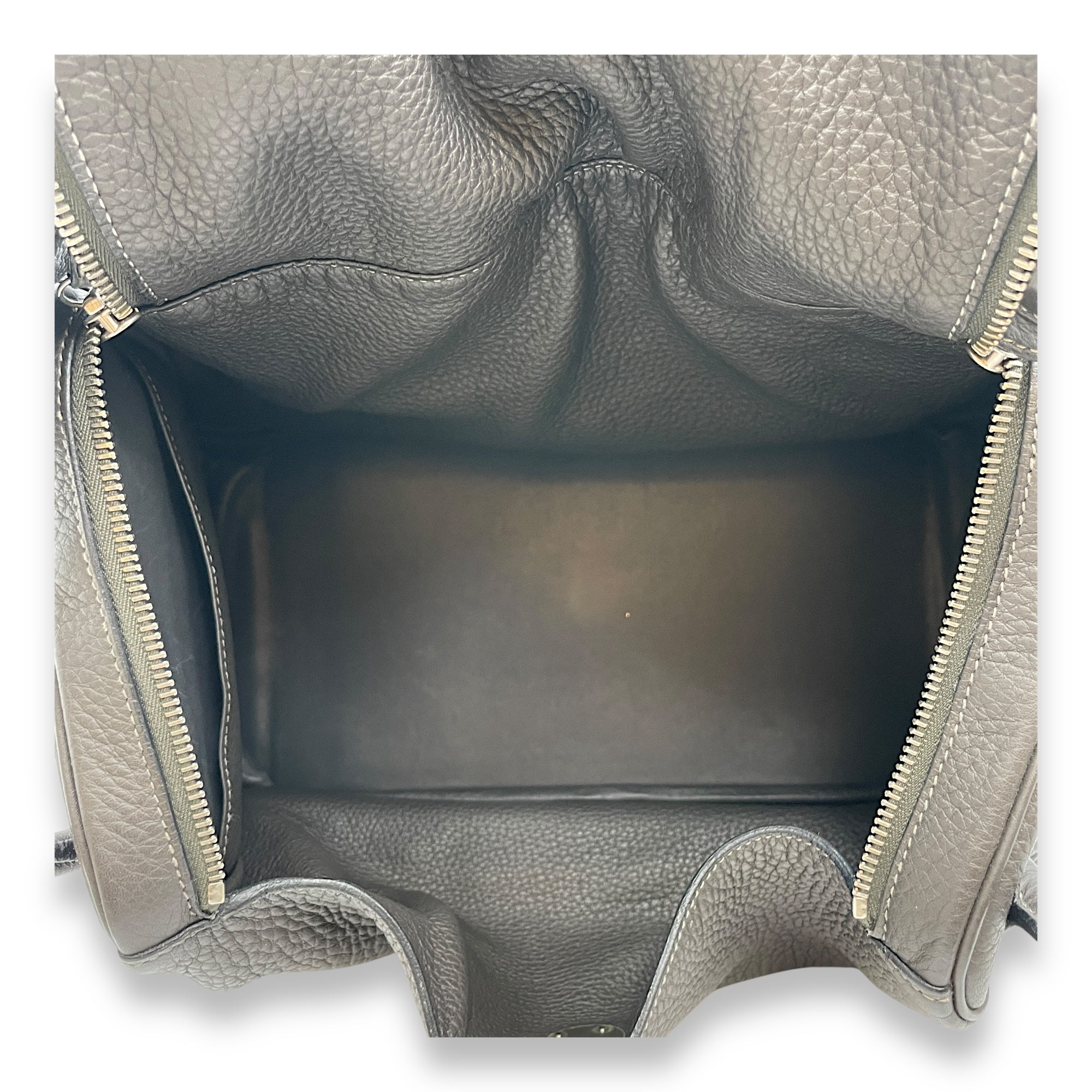 Lindy 34 Graphite in Clemence, Palladium hardware