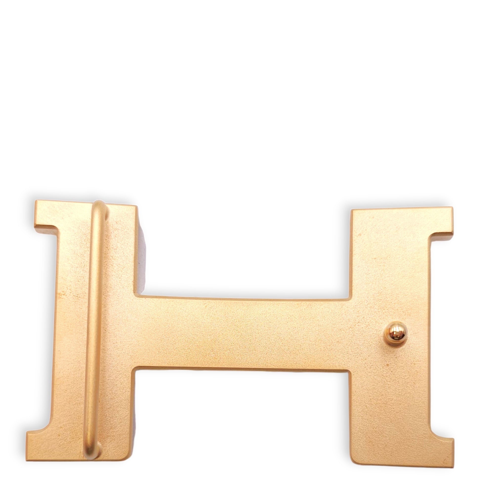 Constance 42mm X 105cm Blanc/Etoupe Belt Kit in Epsom, Brushed Gold hardware