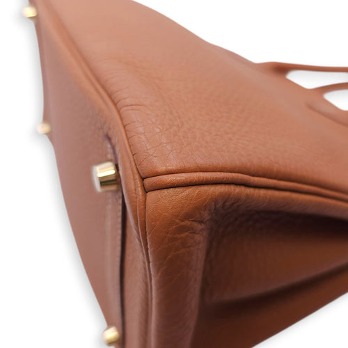 Birkin 30 Gold in Togo, Gold hardware