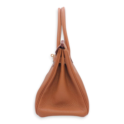 Birkin 30 Gold in Togo, Gold hardware